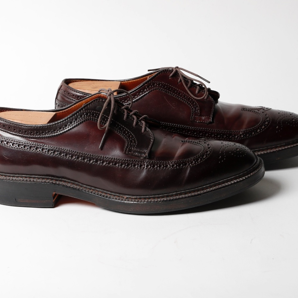 Alden 975 Shell Cordovan Long Wing Blucher Size 12 - Picture 3 of 8